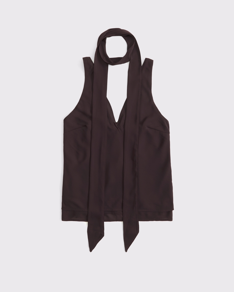 V-Neck Scarf Cami