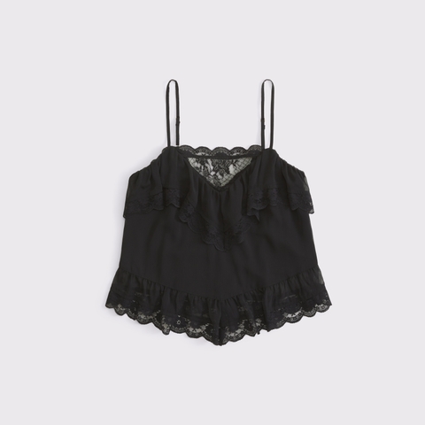 Женские топы Abercrombie & Fitch Sheer Lace Cami