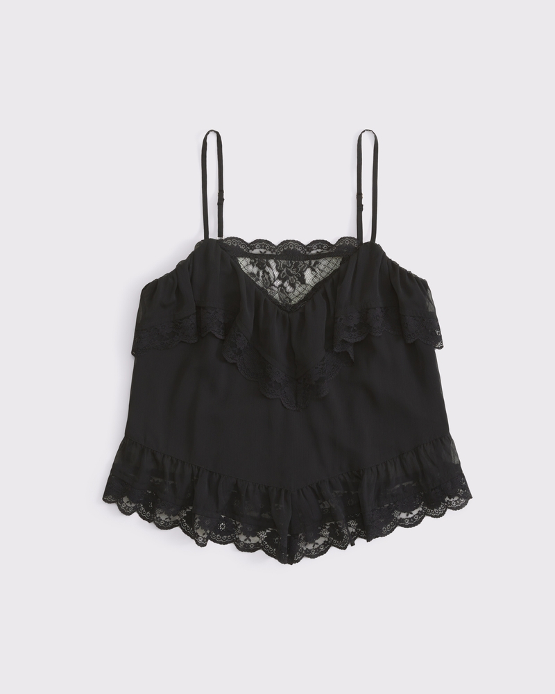 Women's Sheer Lace Cami | Women's Tops | Abercrombie.com