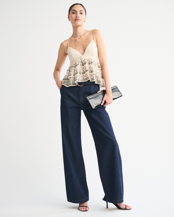 Sequin Tiered Cami