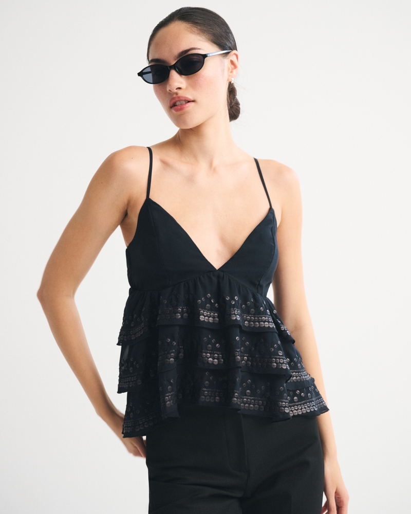 Sequin Tiered Cami - thumbnail 9