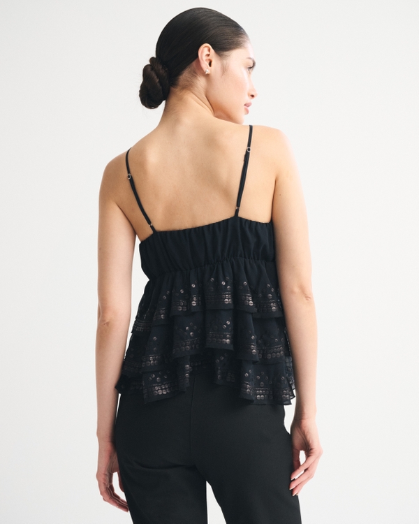 Sequin Tiered Cami