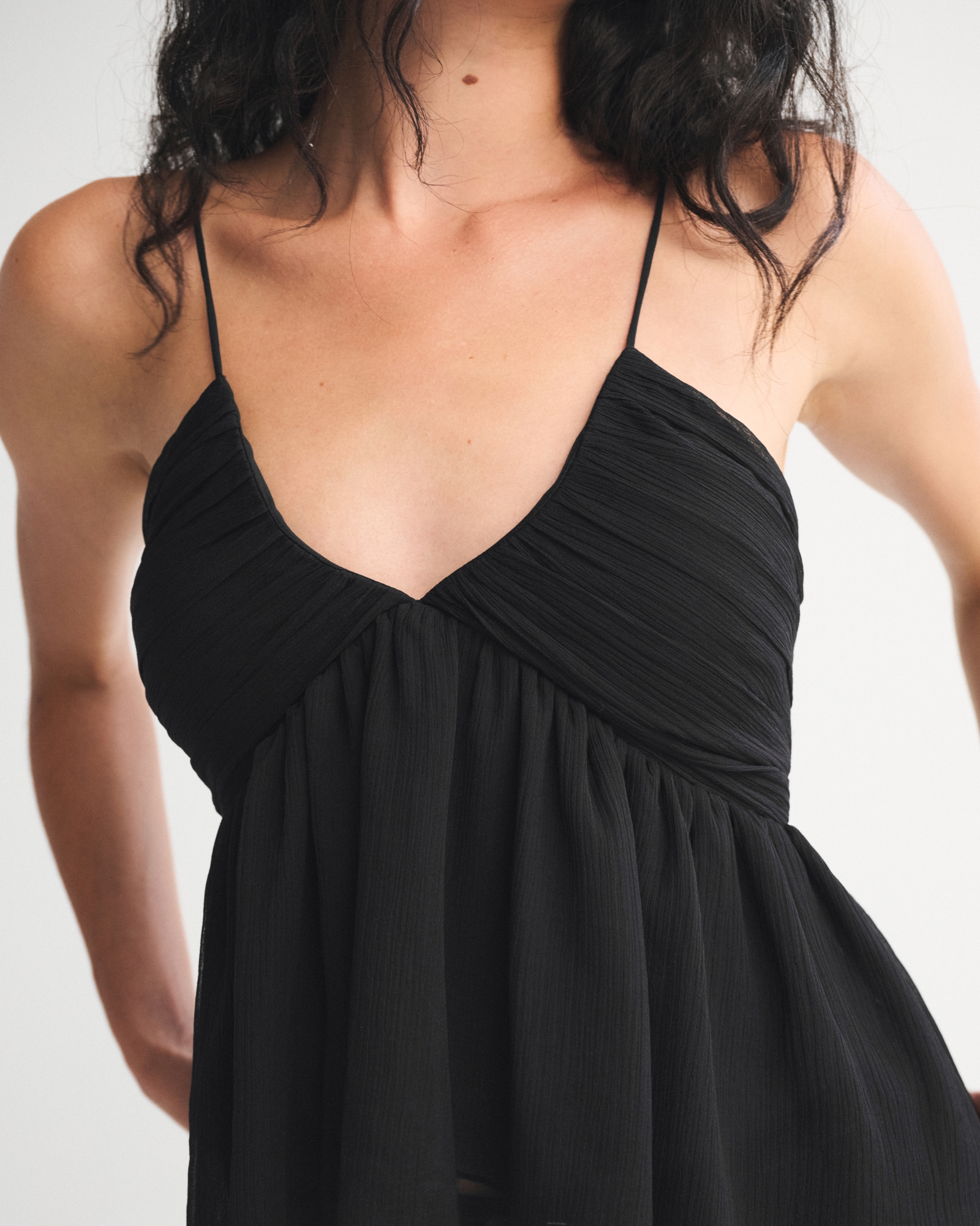 V-Neck Ruched Cami