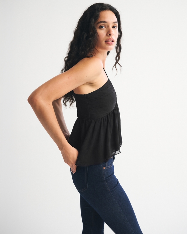 V-Neck Ruched Cami