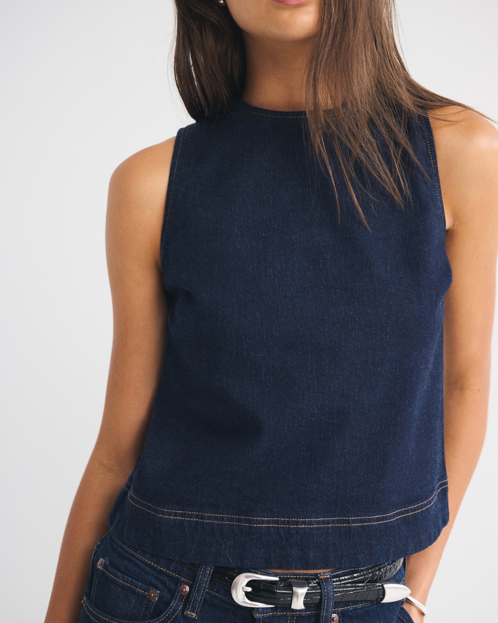 Denim Set Top