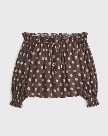 トップス enof sheer cotton flip top brown トップス enof sheer cotton flip top brown ENOF sheer cotton