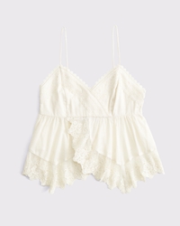 Babydoll Lace-Trim Cami