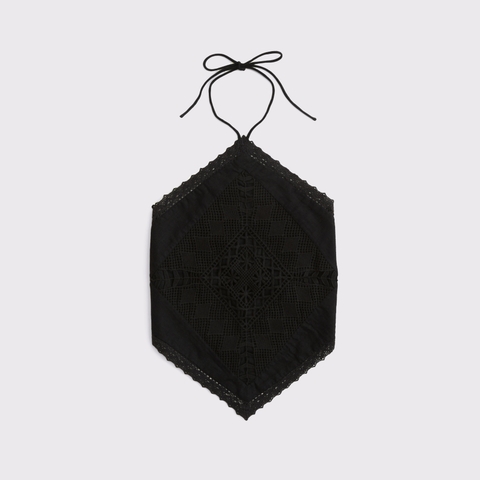 Женские топы Abercrombie & Fitch Linen-Blend Bandana Top