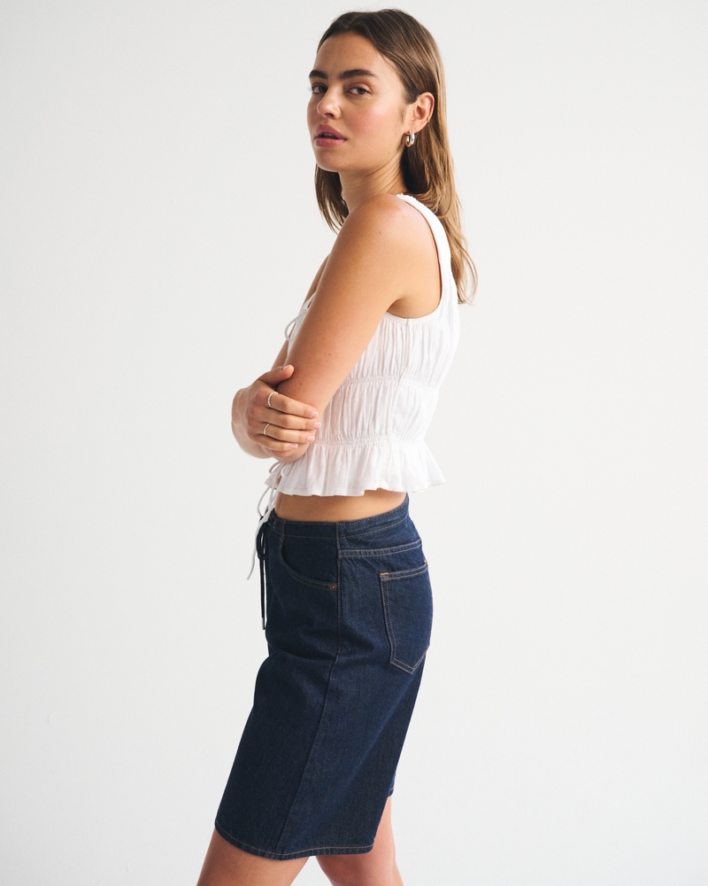 Ruched Tie-Front Top - thumbnail 9
