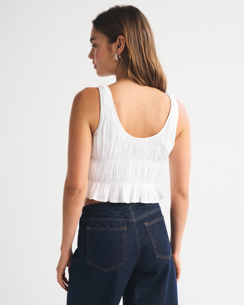 Ruched Tie-Front Top - thumbnail 10
