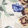 cream floral embroidery