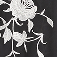 black embroidered