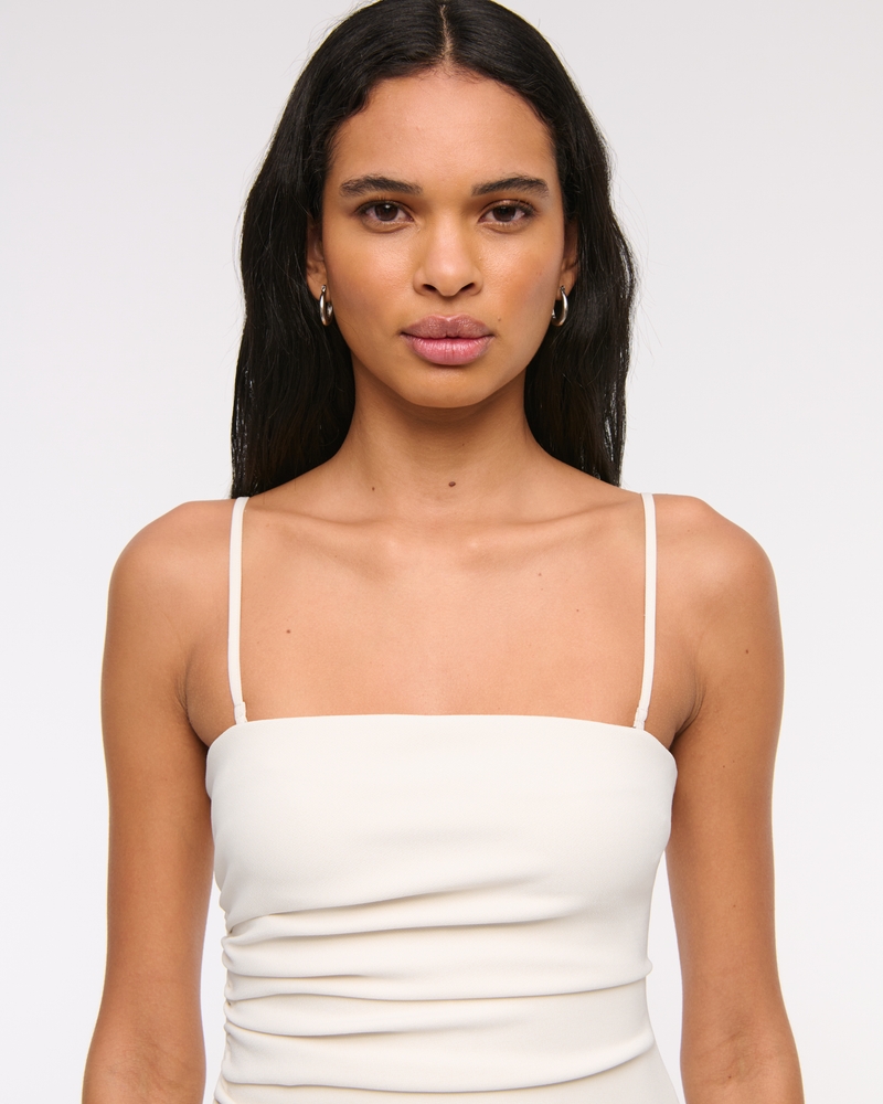Strapless Side Ruched Top