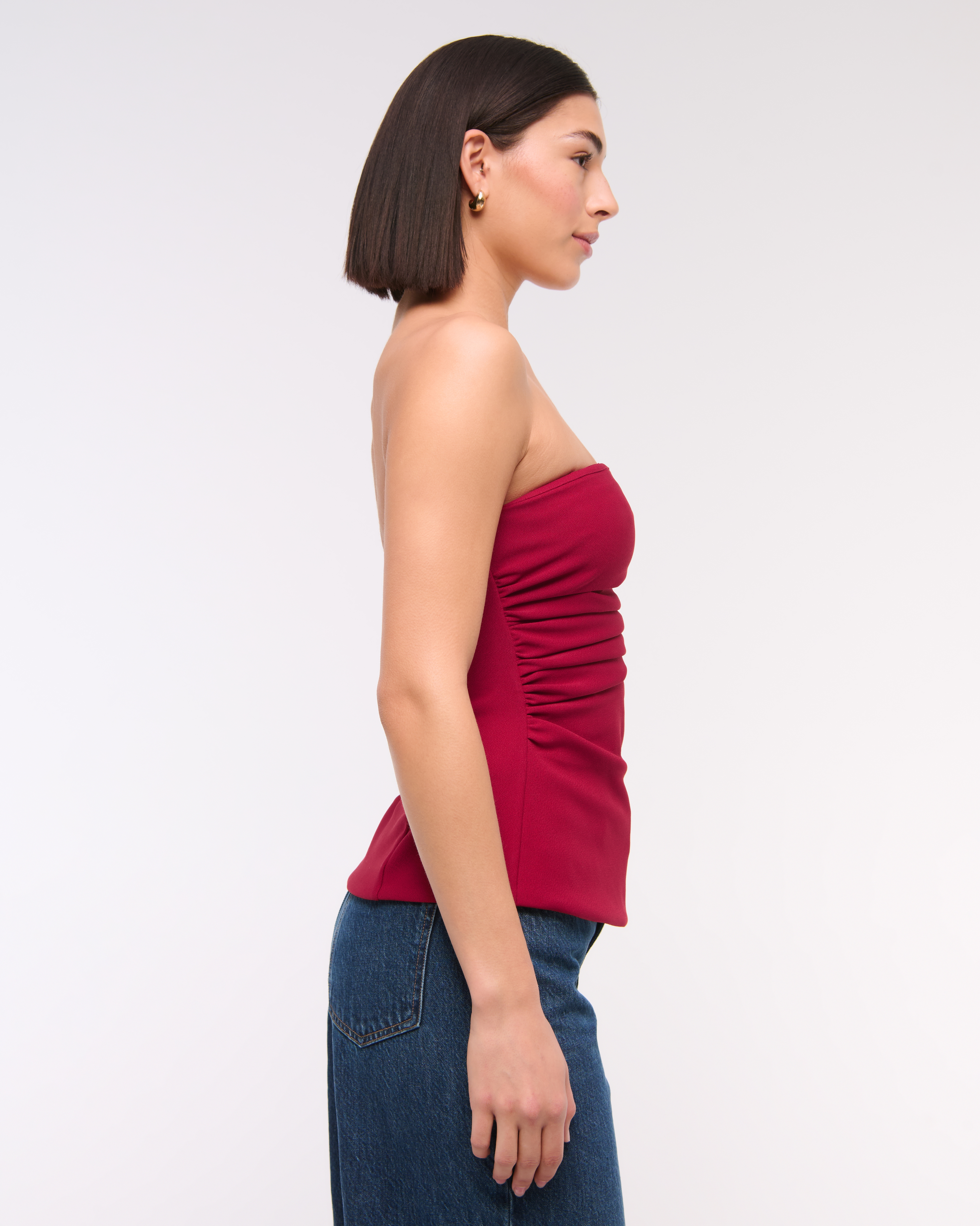 ruched side top