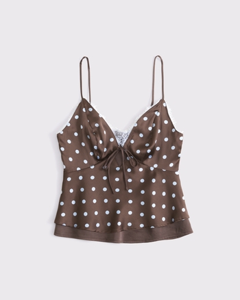 A&F Bella Reversible Tie-Front Cami