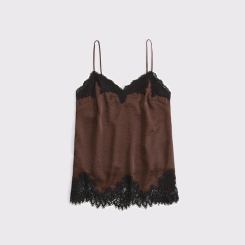 Женские топы Abercrombie & Fitch Lace-Trim Cami Set Top