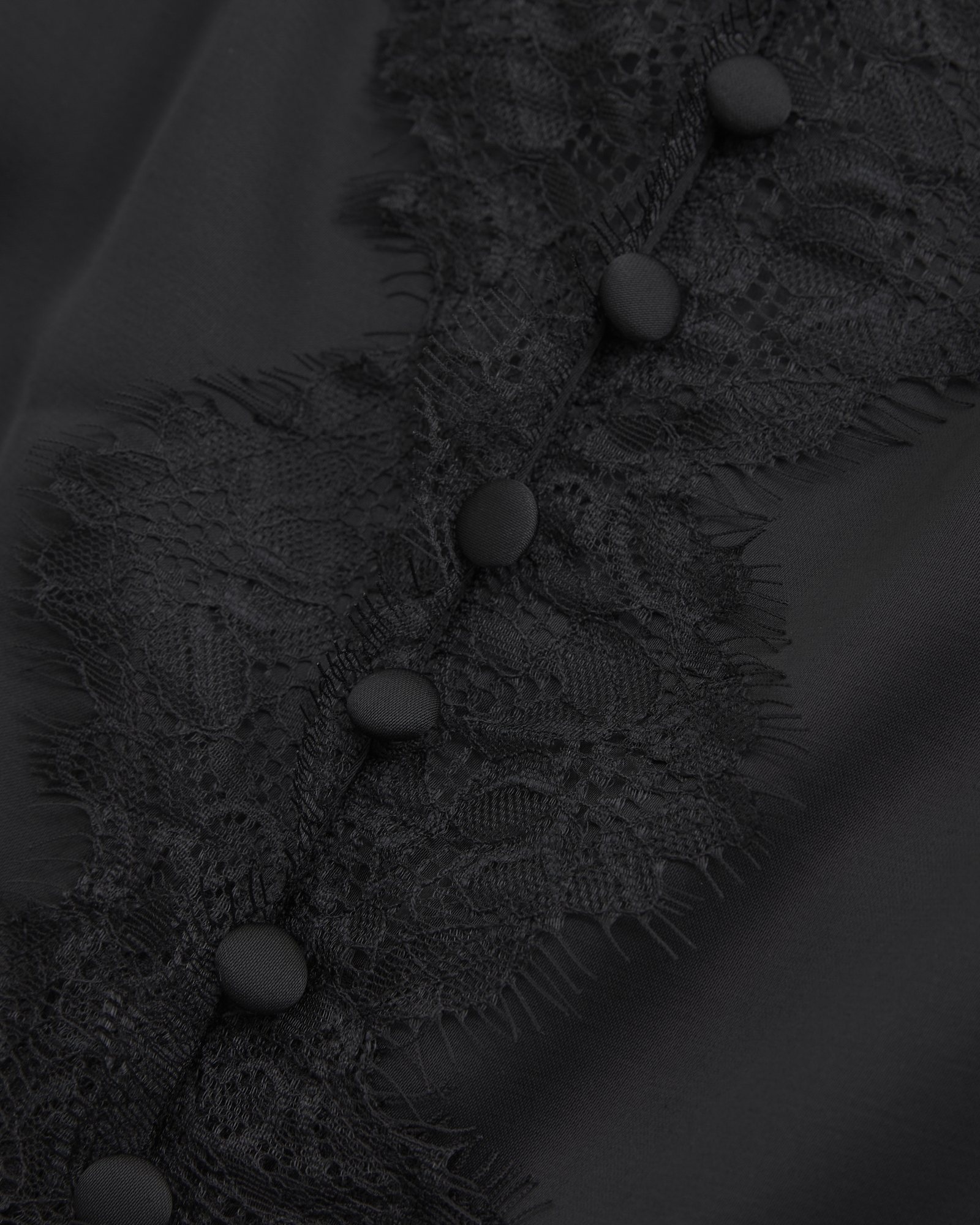 Lace and Satin Button-Through Cami