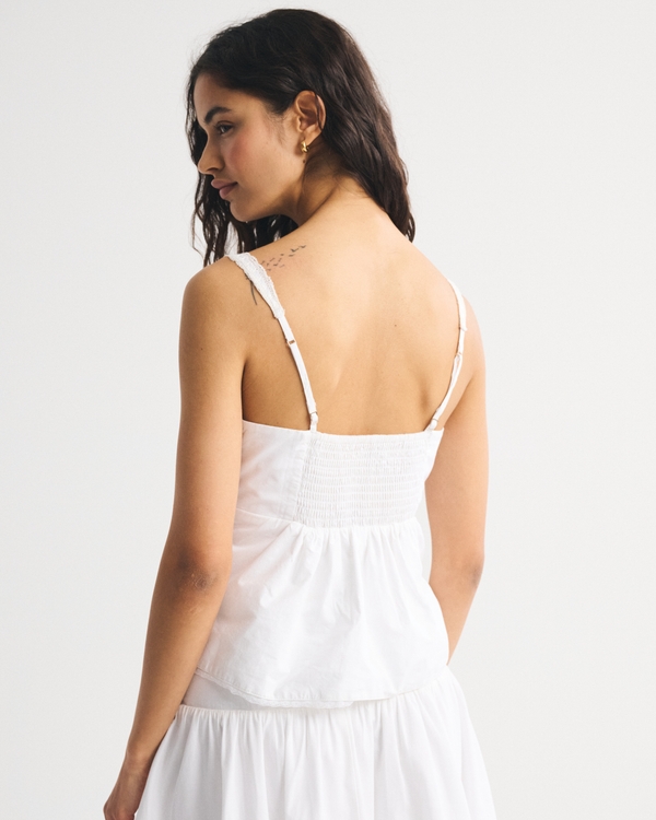 Bra-Free Pintuck Sweetheart Cami