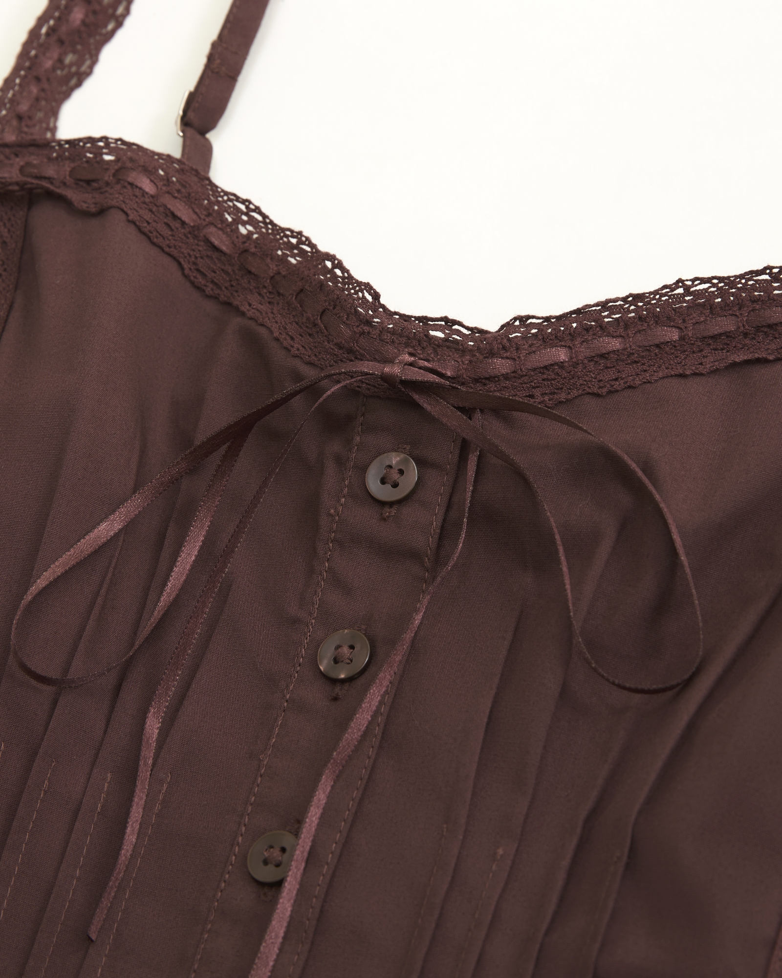 Bra-Free Pintuck Sweetheart Cami