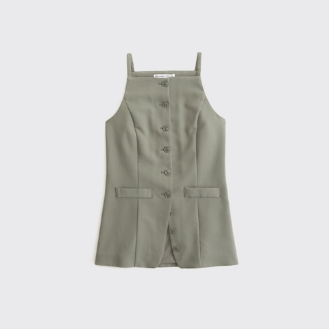 Женские жилеты Abercrombie & Fitch Tie-Back Button-Through Vest