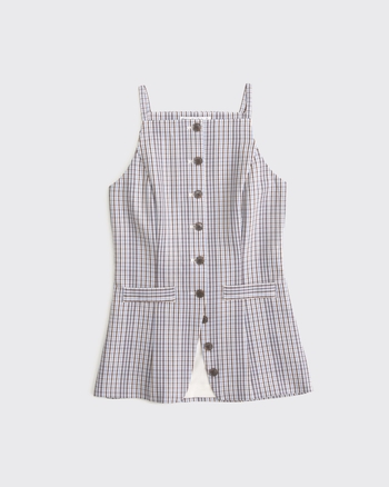 Tie-Back Button-Through Vest from Abercrombie & Fitch - $70