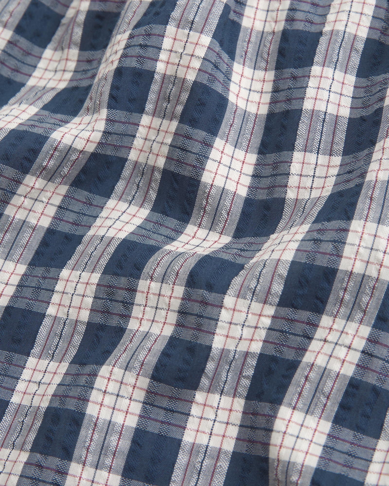 Button-Through Short-Sleeve Blouse