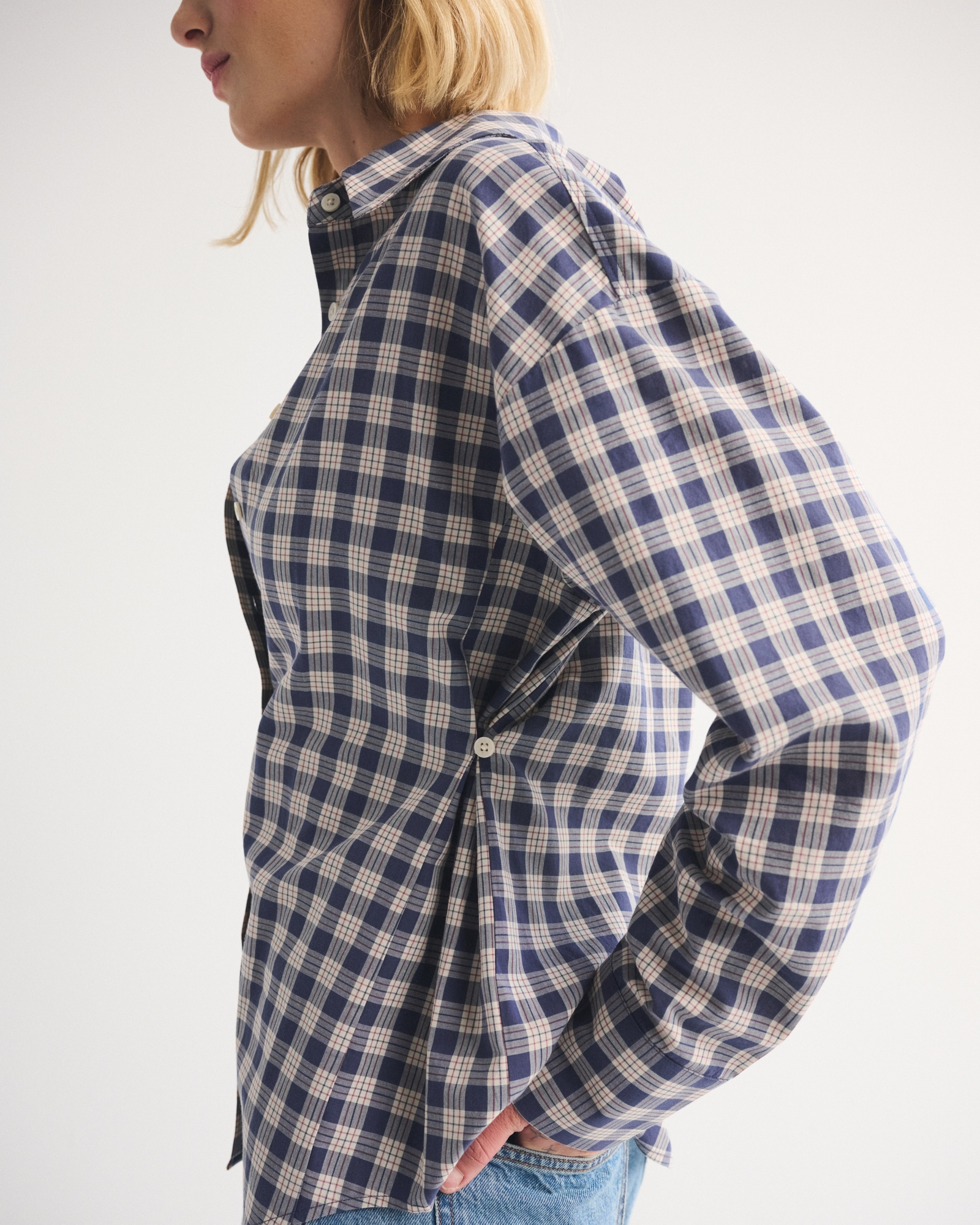 Oversized Shirt & Scarf