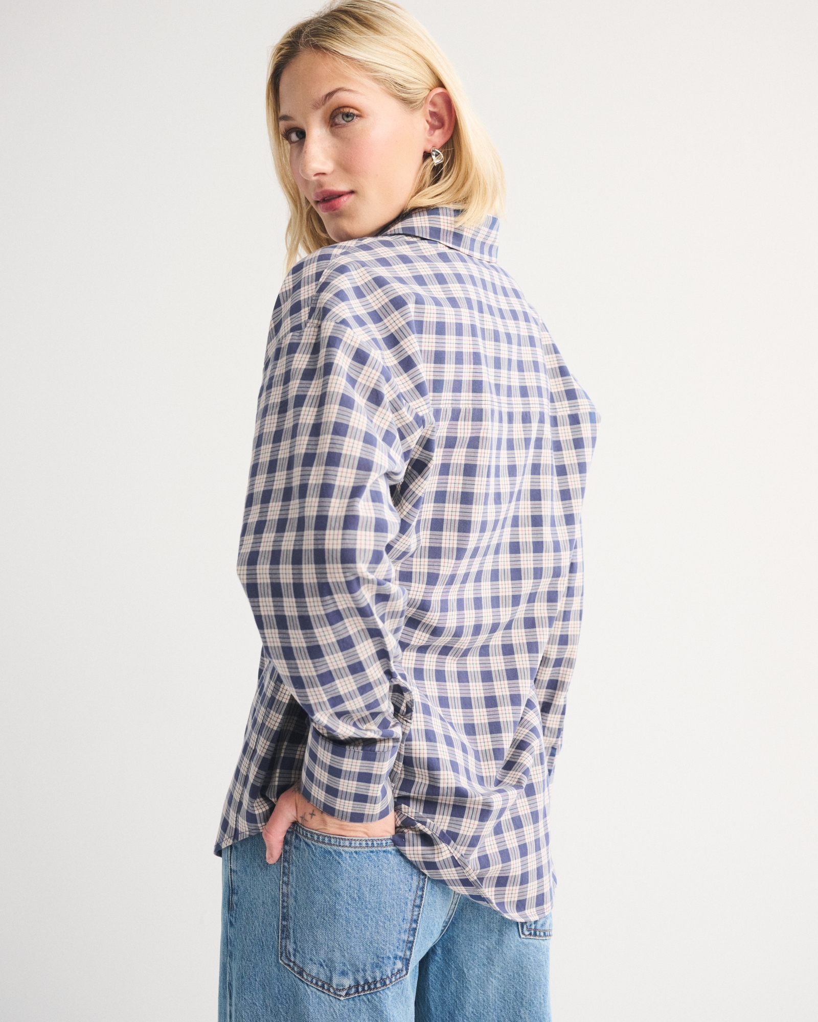 Oversized Shirt & Scarf