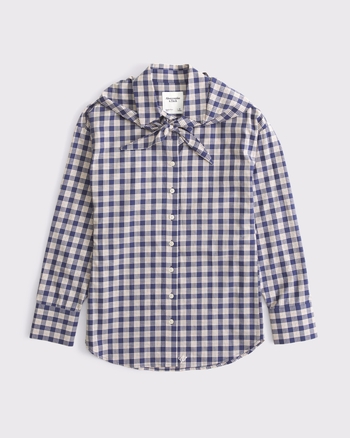 Oversized Shirt & Scarf