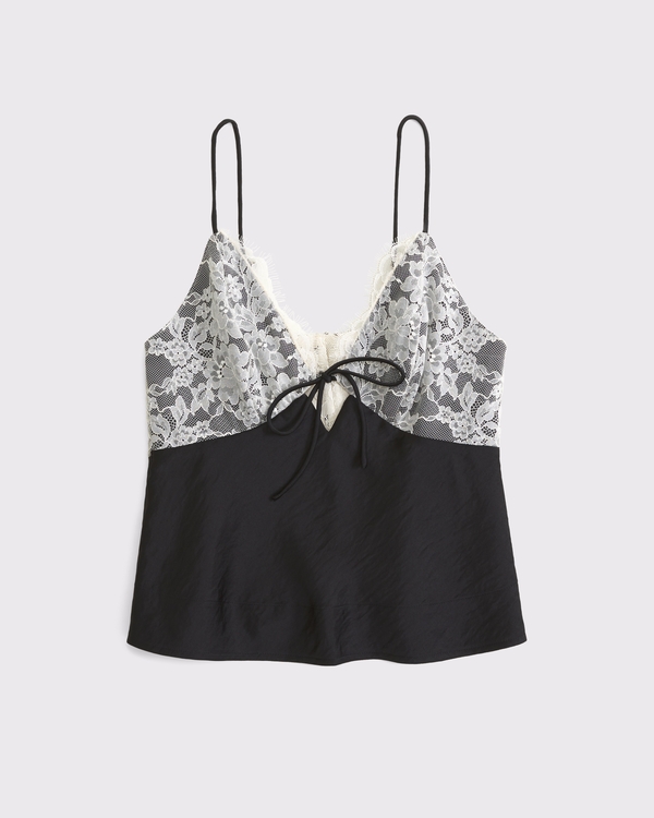 【merruny】frill 2way cami Women's A&F Bella 2-in-1 Reversible Tie-Front Cami | Women's