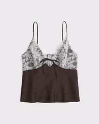 A&F Bella 2-in-1 Reversible Tie-Front Cami