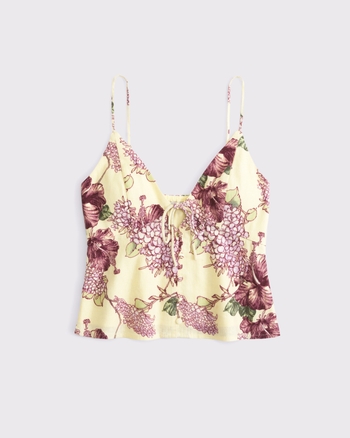 The A&F Bella Bra-Free Linen-Blend Cami from Abercrombie & Fitch - $39.99