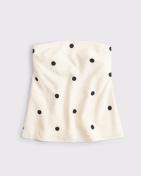 Strapless Open-Back Set Top