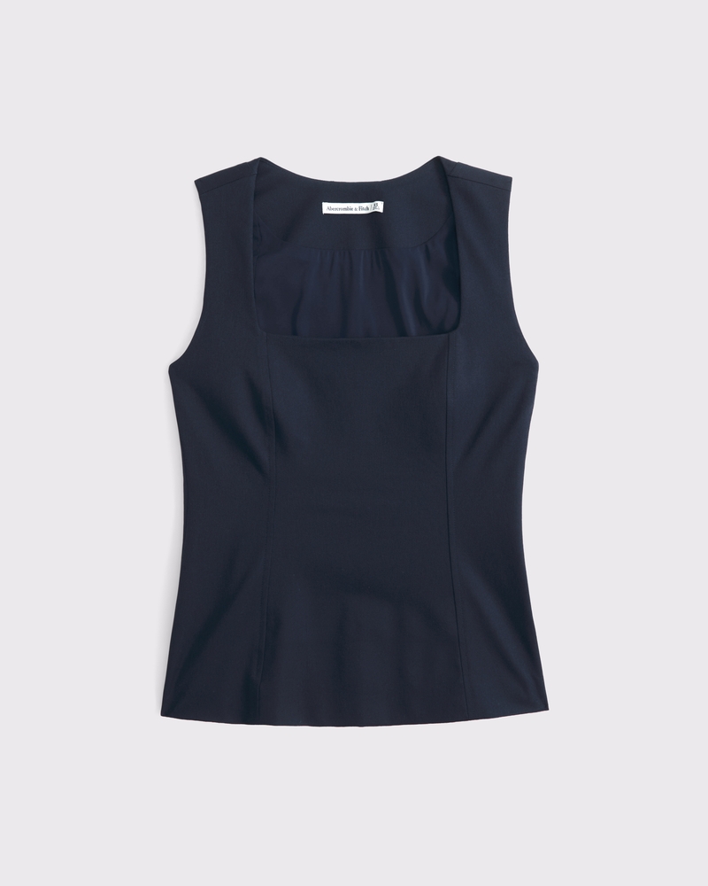 A&F Forme Squareneck Top by Abercrombie & Fitch