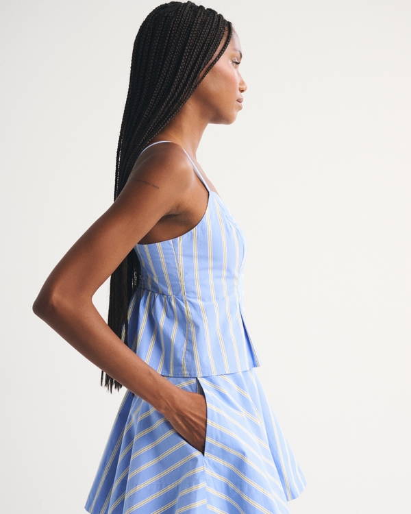 Poplin Button-Through Cami