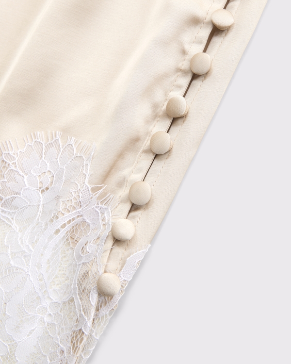 Lace and Satin Slip Cami