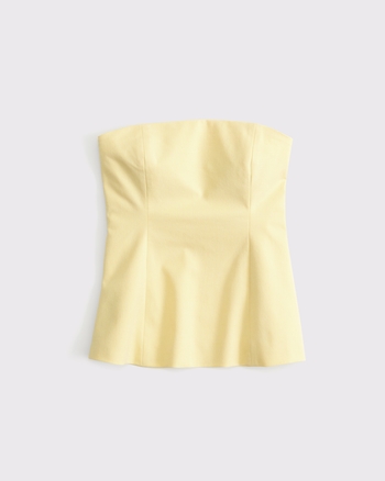 ABERCROMBIE & FITCH Women's Bra-Free A&F Forme Strapless Top | Women's New Arrivals | Abercrombie.com