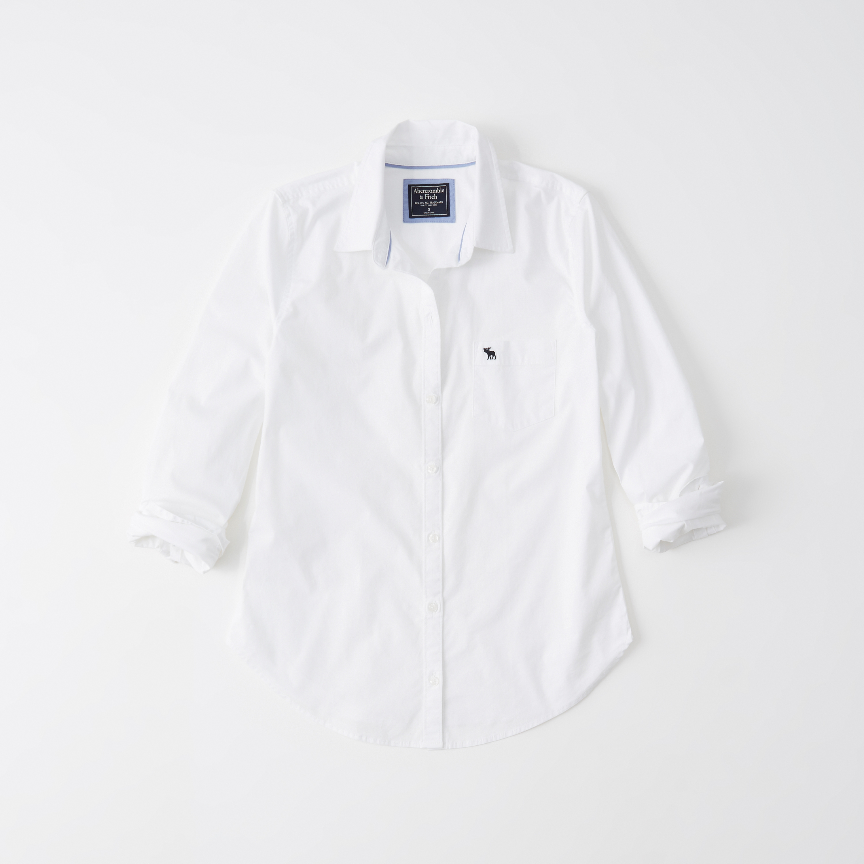 camisa blanca abercrombie