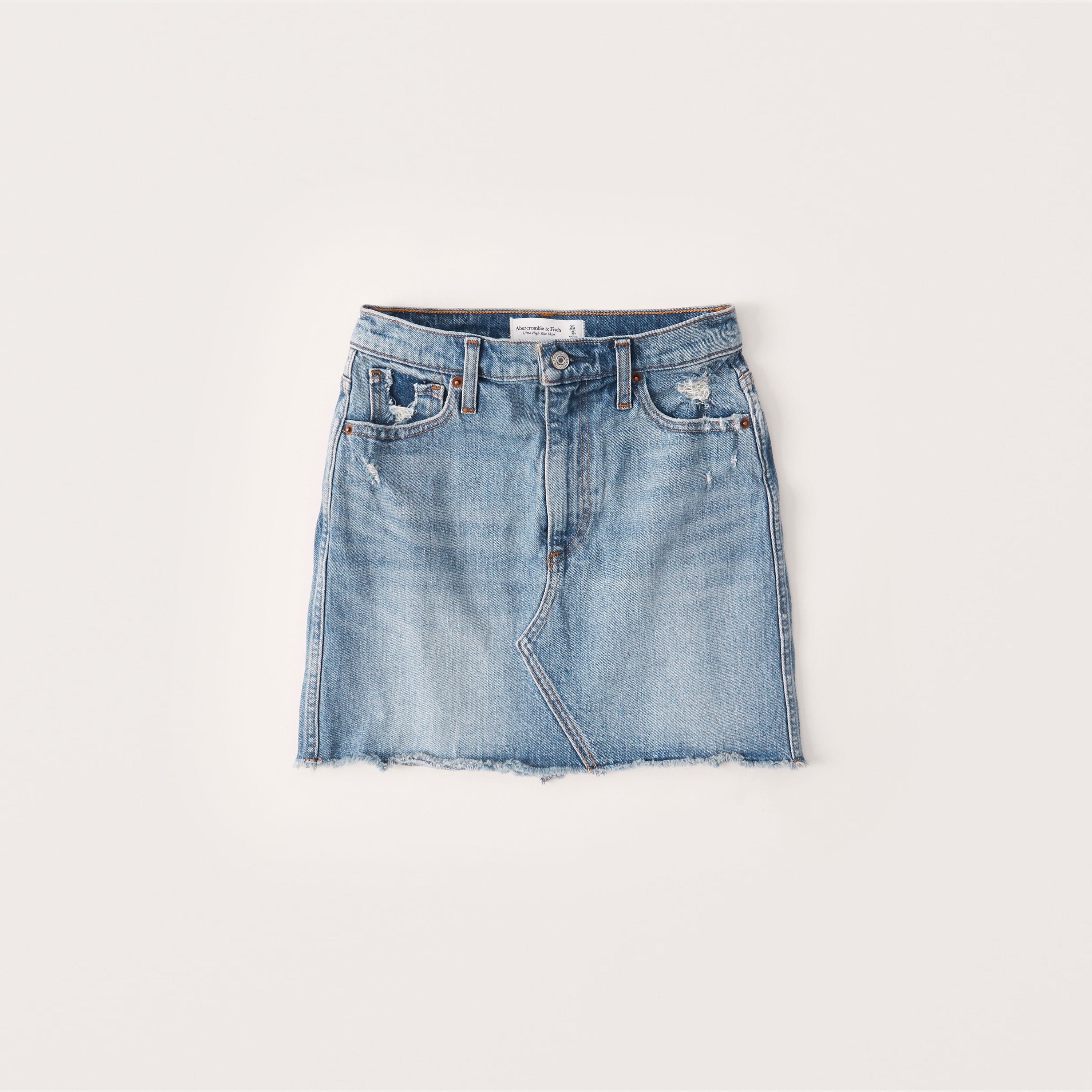 abercrombie jean skirt