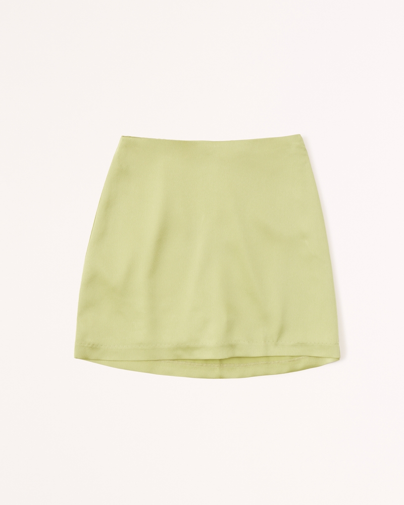 Women's Slinky Satin Mini Skort | Women's Sale | Abercrombie.com