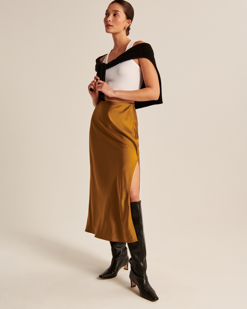 Elevated Satin Maxi Skirt