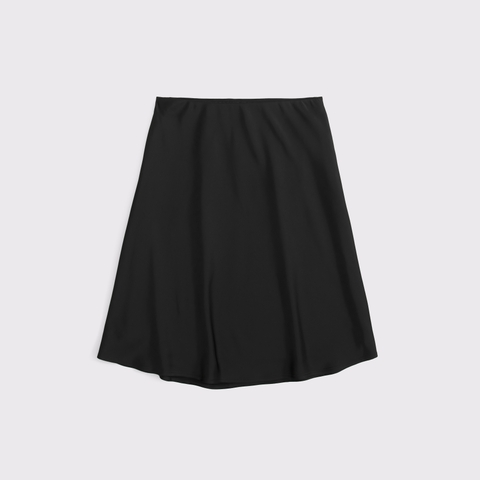 Женские юбки Abercrombie & Fitch High Rise Satin Midi Skirt