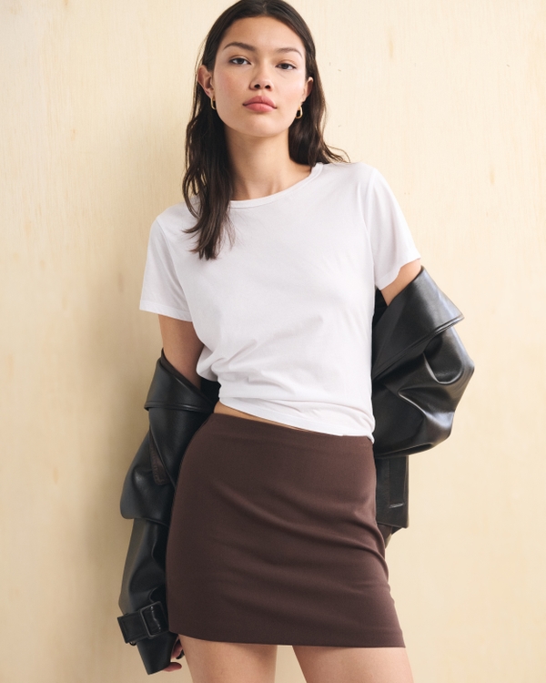 Minijupe-culotte en tissu habillé A&F Scarlett