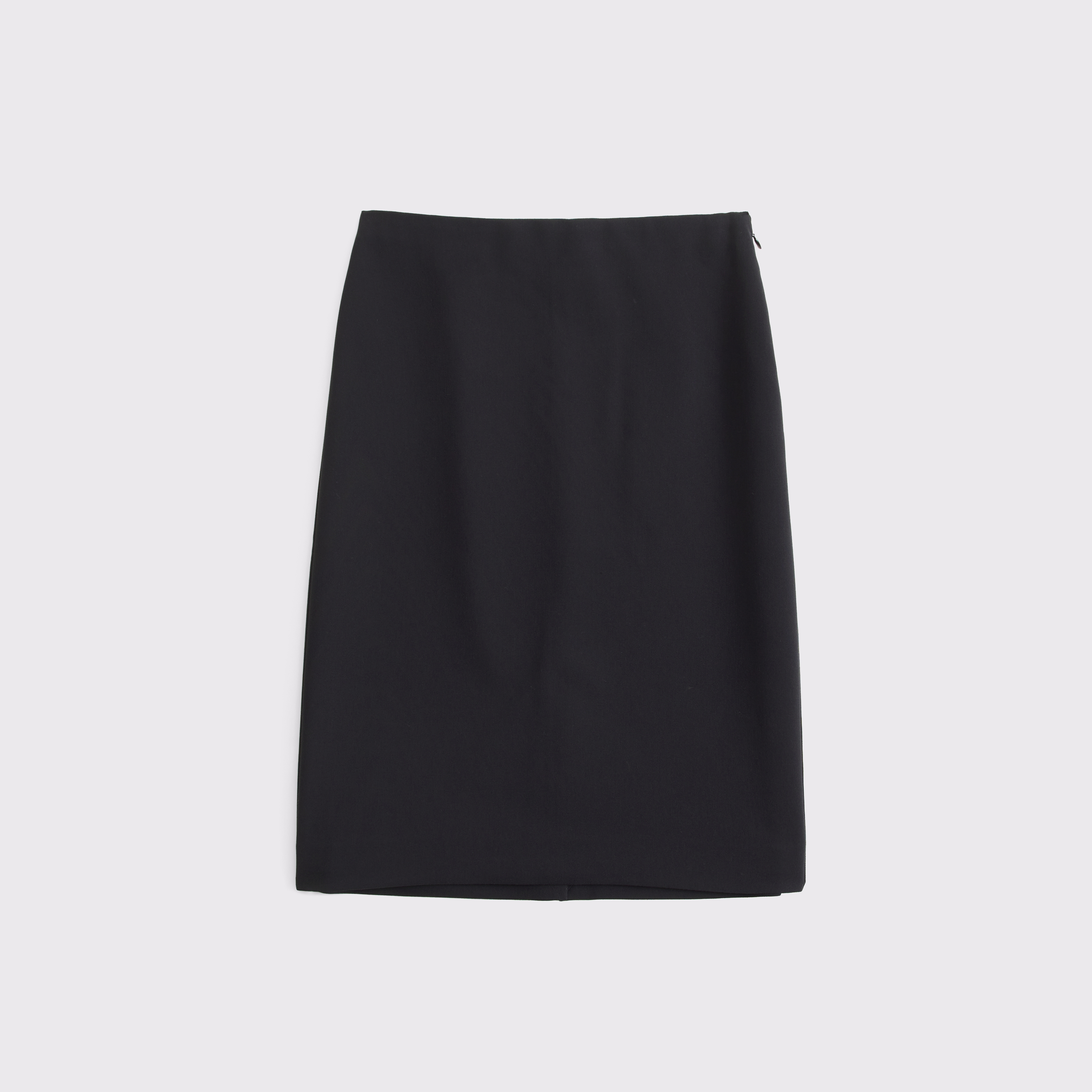 Женская юбка Abercrombie & Fitch High Rise Pencil Midi, цвет: Чёрный — фото 1