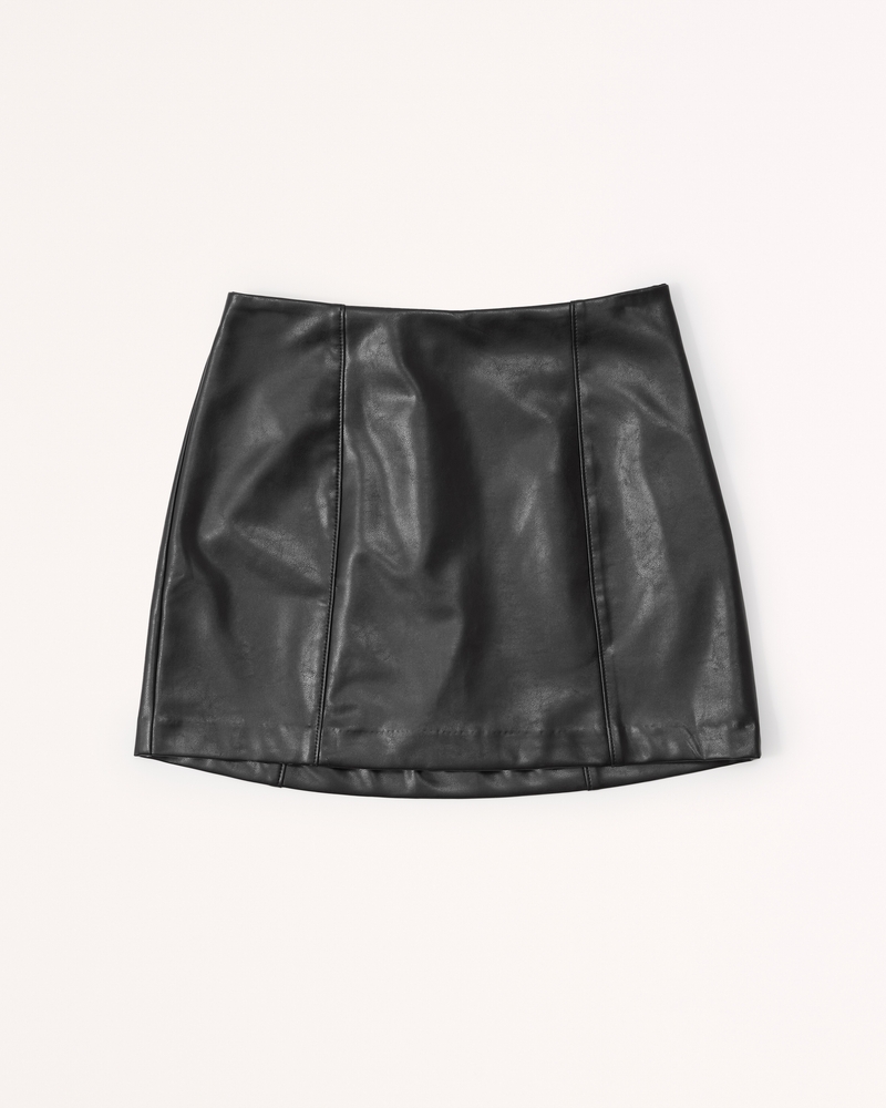 Women's The A&F Scarlett Vegan Leather Mini Skort | Women's ...