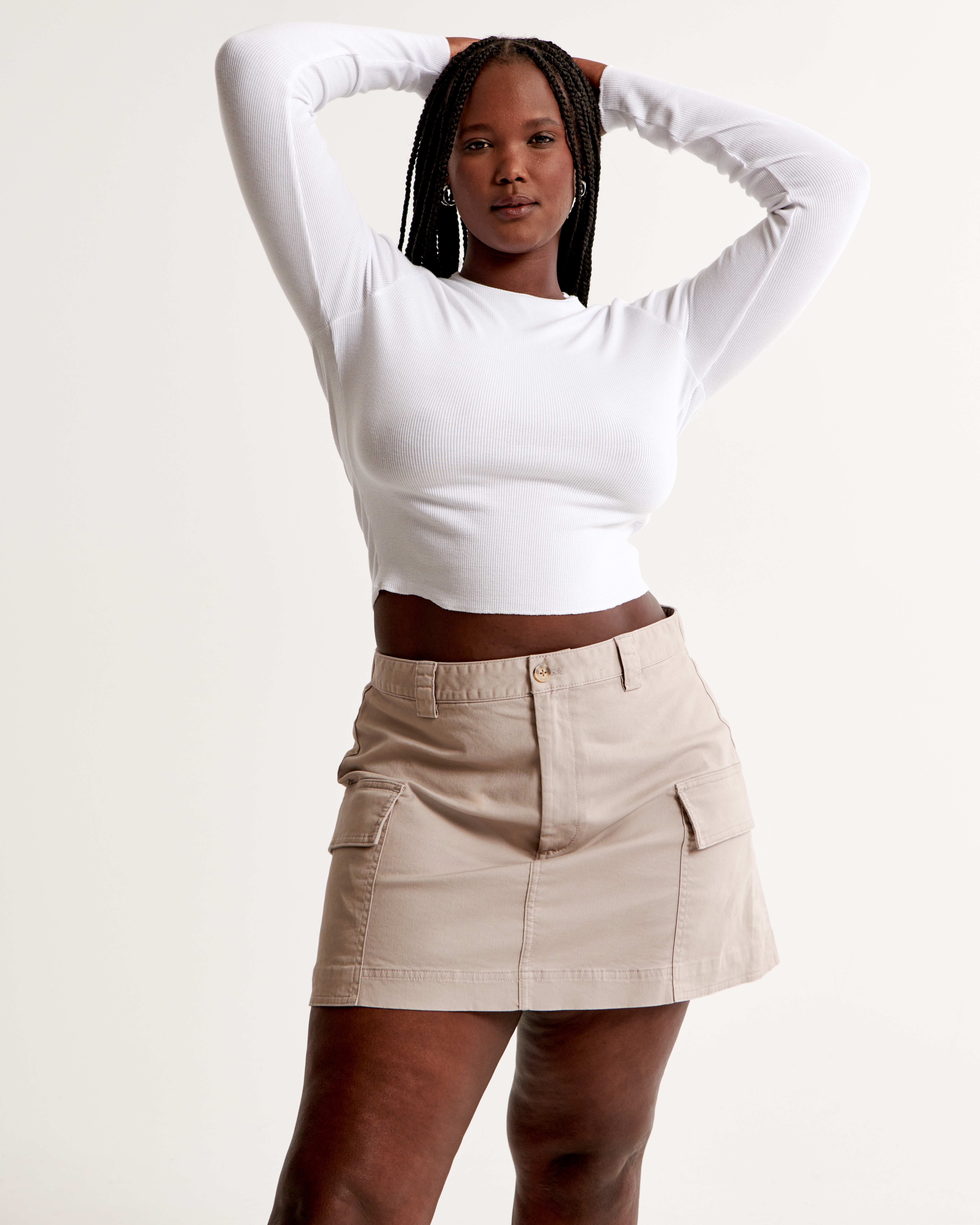 ANDMARY】Audrey check mini skirt