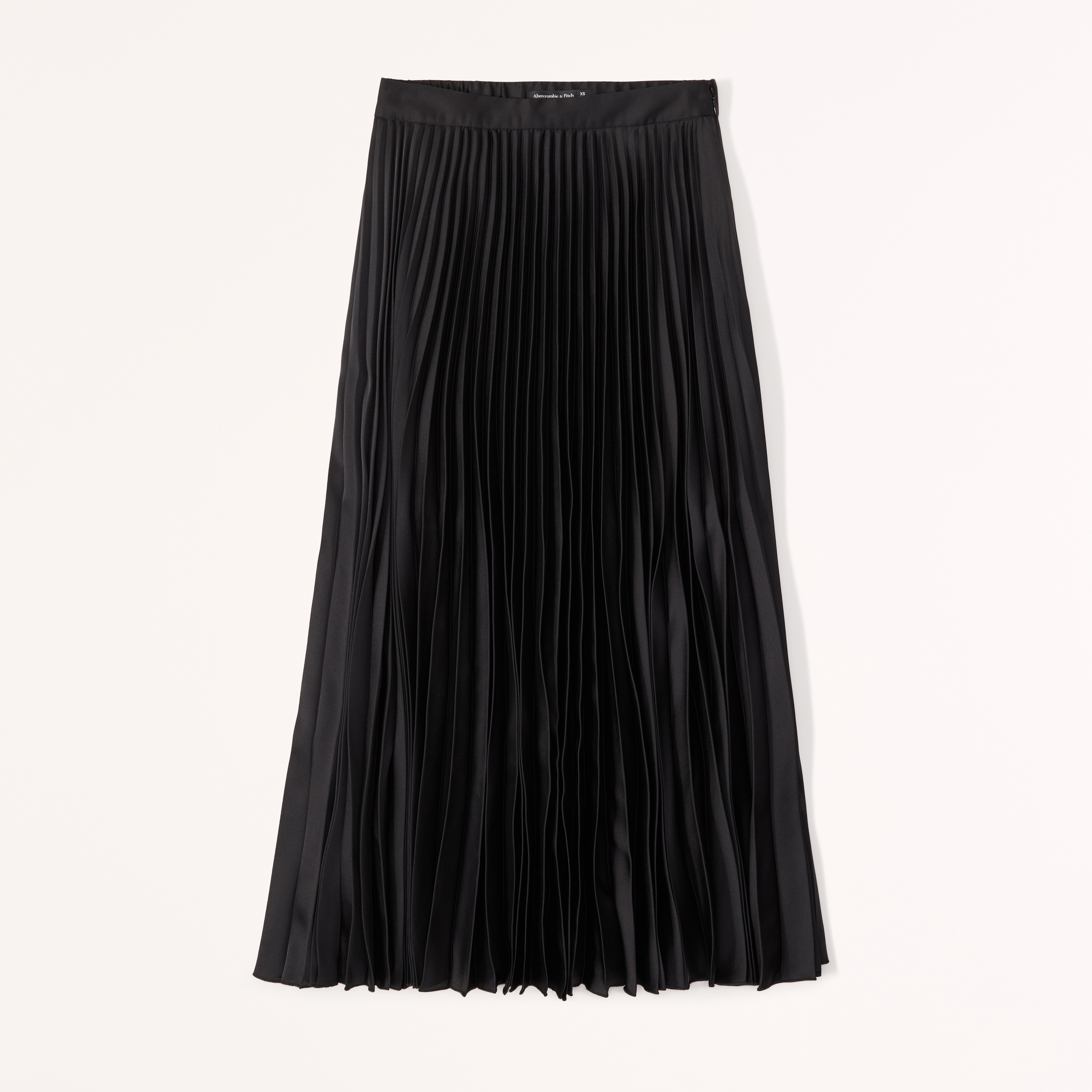 Women s Satin Pleated Midi Skirt Women s Clearance Abercrombie