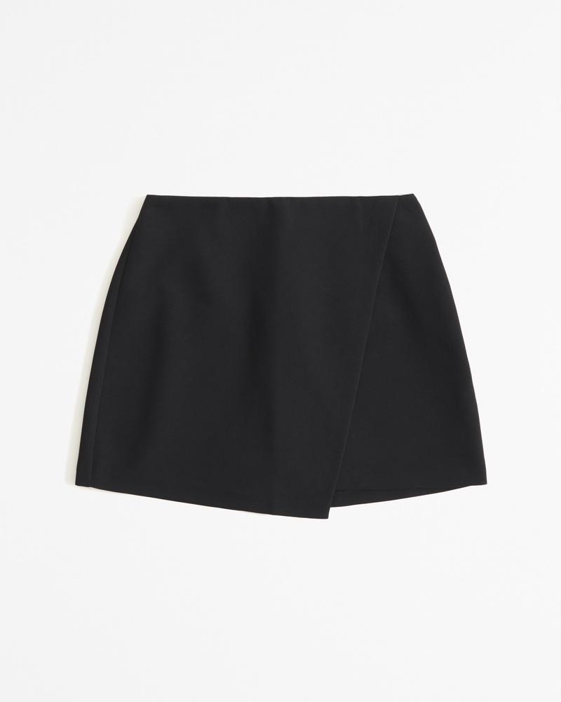 Women's The A&F Scarlett Vegan Leather Mini Skort, Women's Clearance