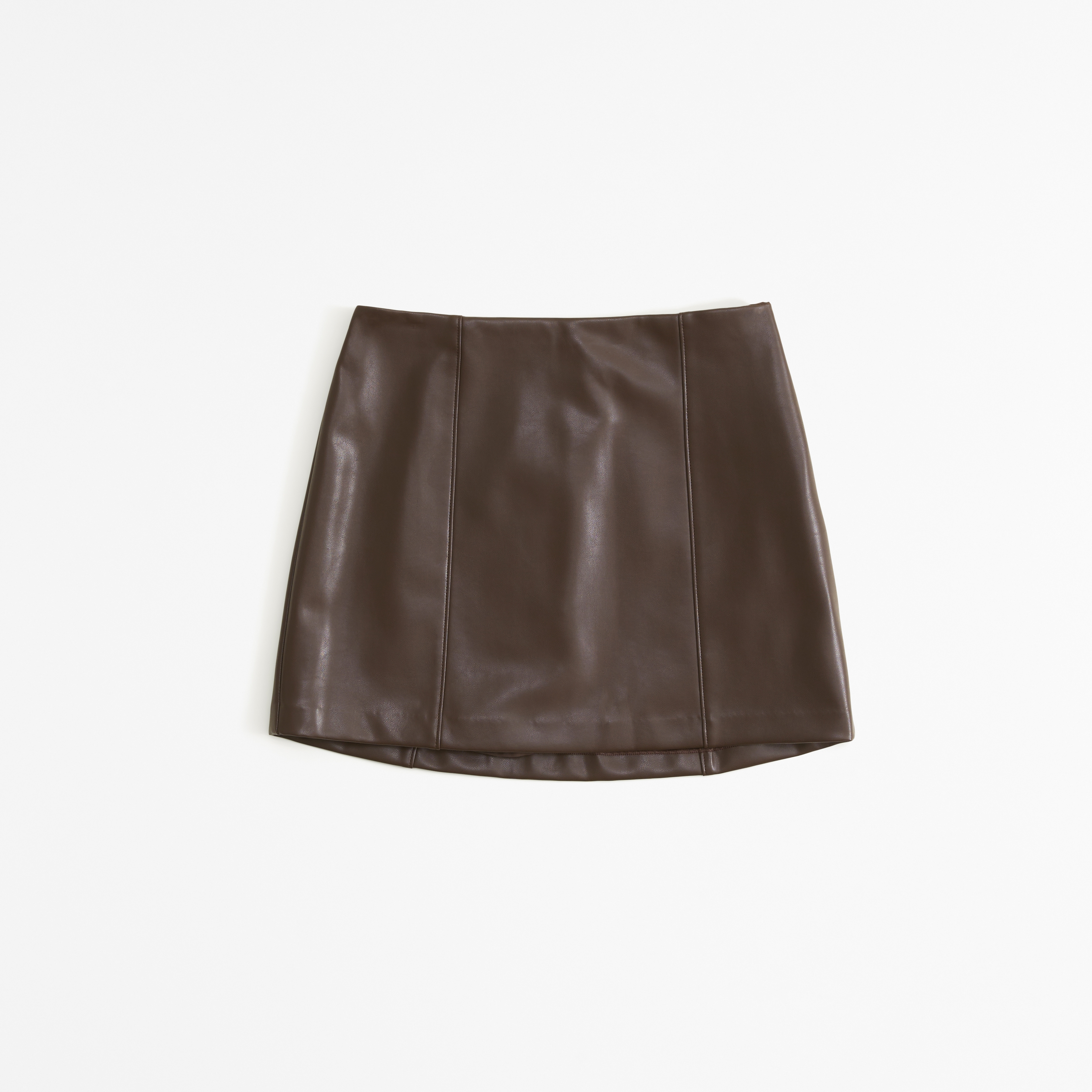 Twist and shout outlet faux leather mini skirt