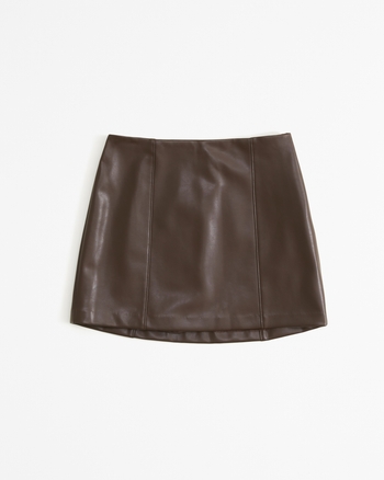 Women's The A&F Scarlett Vegan Leather Mini Skort | Women's Sale ...